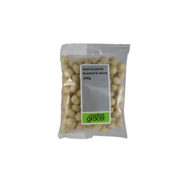 The Market Grocer Salted Macadamias 300g